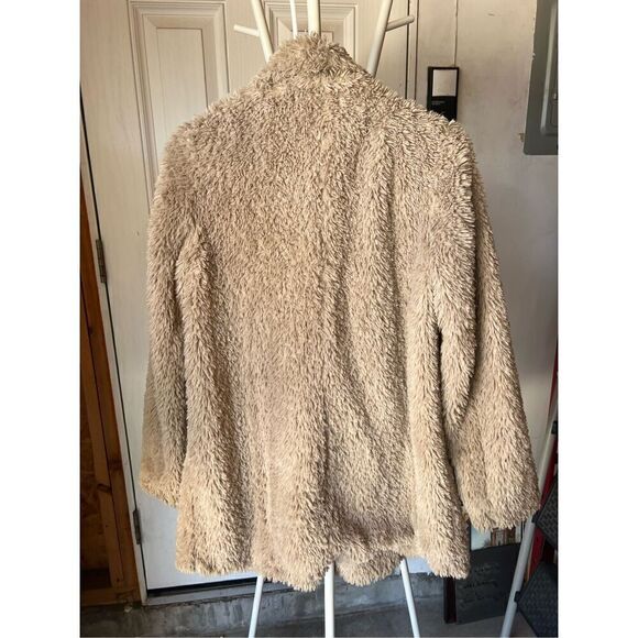 Kenneth Cole Faux Fur Beige Jacket S (A) - Picture 2 of 14